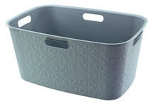 Curver vasketøjskurv 45 liter blå